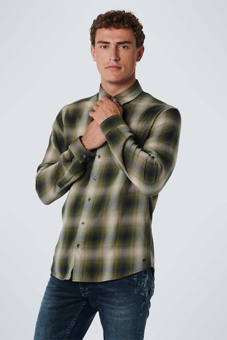 SHIRT CHECK RESPONSIBLE CHOICE SAGE GREEN 2