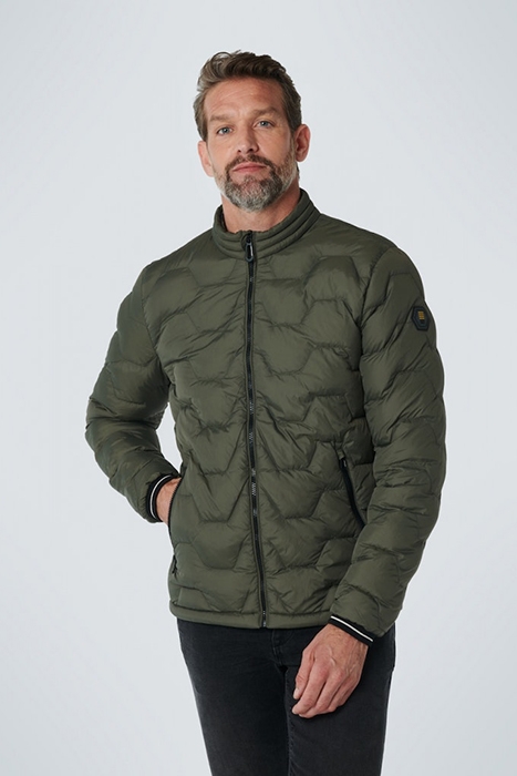 JACKET SHORT FIT PADDED MOSS 1