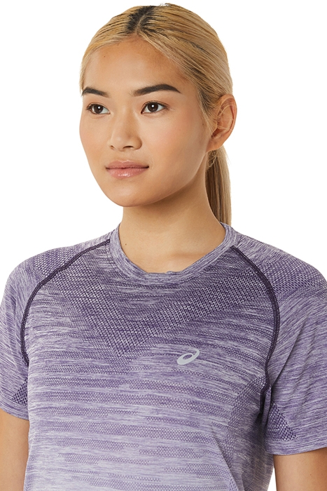 SEAMLESS SS TOP NIGHT SHADE/SOFT SKY 5