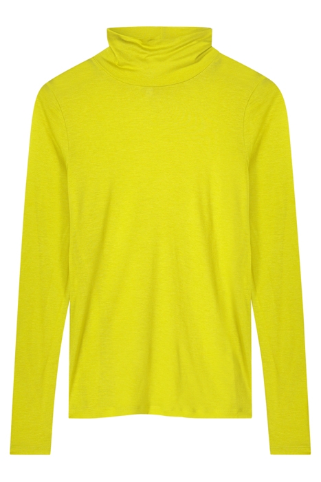 TOP TURTLENECK WOOL BLEND JERSEY CITRUS 1