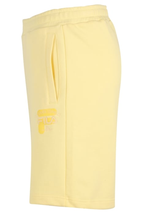 BAIERN OVERSIZED SWEAT SHORTS PALE BANANA 3