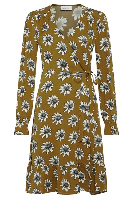 SASHA DRESS ODD OLIVE/BUTTERCREA 1