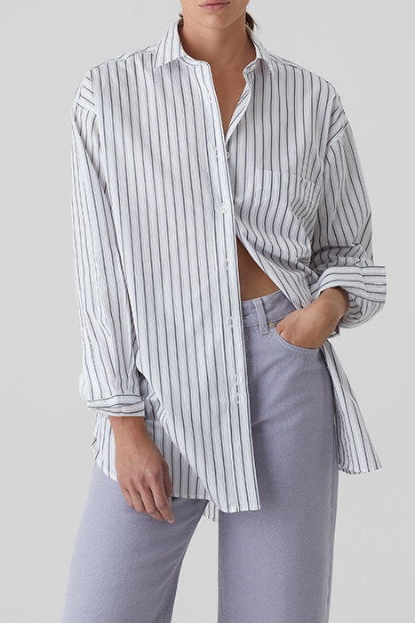 WOMEN BASIC SHIRT SHIRTS & BLOUSES DARK SHADOW 1