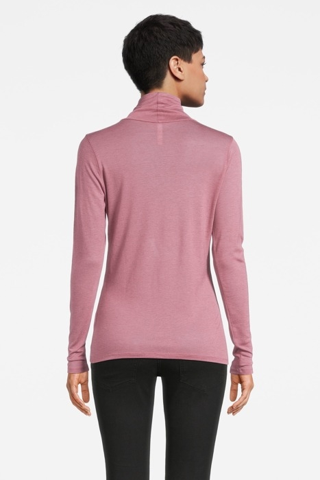 TOP TURTLENECK WOOL BLEND JERSEY MAUVE 3