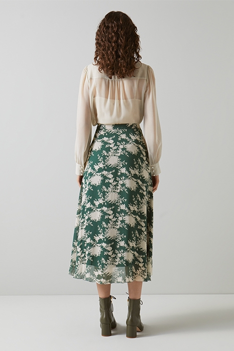KRASNER MIDI SKIRT GREEN 2