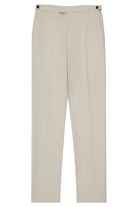 FINE-WOOL SUIT PANTS BISCUIT 5