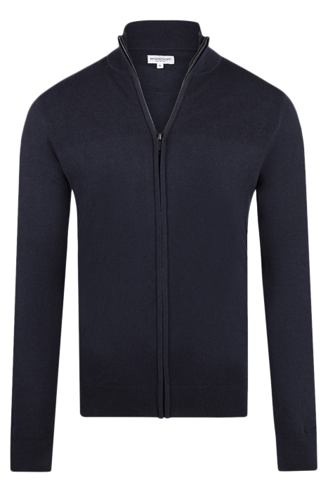 ZIP THRU CARDIGAN NAVY 1