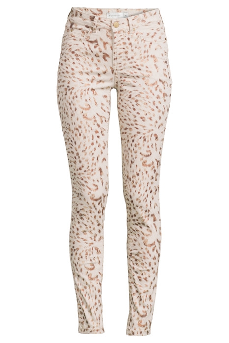 SKINNY PANTS STRETCHY FOIL PRINT ALPACA 1