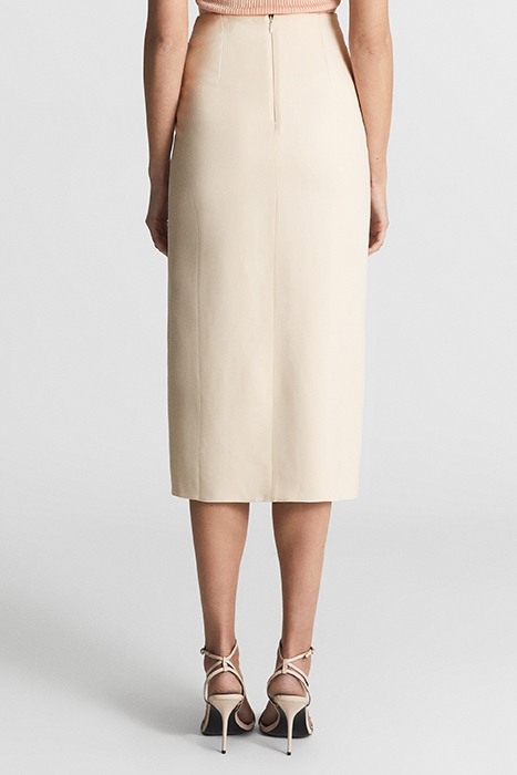 ALISON-TIE WAIST MIDI PEN CREAM 2