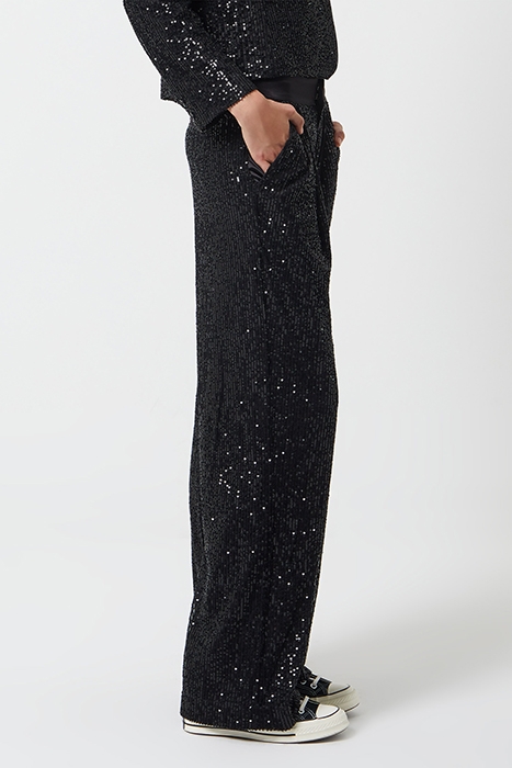 ALINDAVA SEQUIN SUIT TROUSER BLACK 4