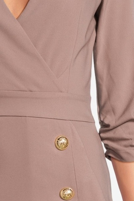 ZIZI DRESS DEEP TAUPE 5