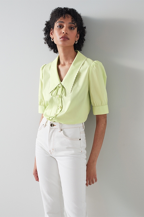 BAY BUTTON-DOWN SHIRT PISTACHIO 1