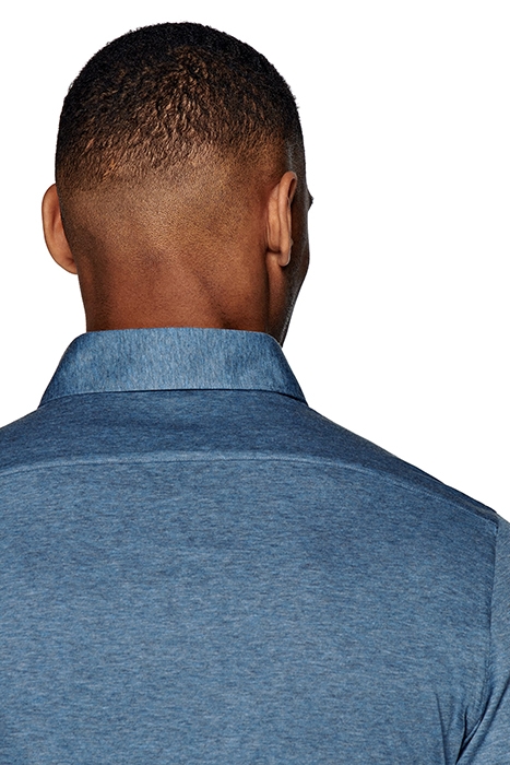 BLUE EXTRA SLIM FIT POPOVER 5