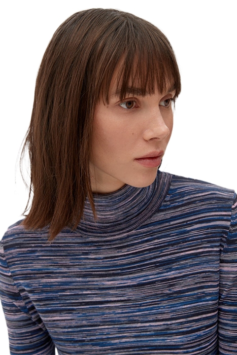 PULLOVER LONGSLEEVE, TURTLENECK GREY/BLACK 5