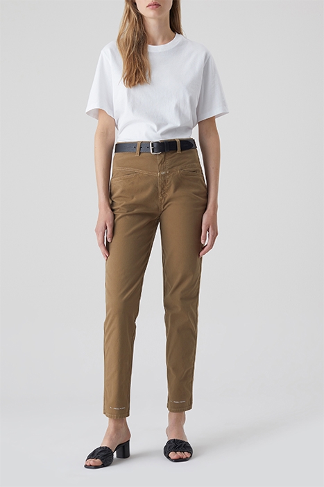 WOMEN PEDAL PUSHER PANTS BURLYWOOD 3