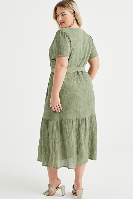 DRESS MID LENGTH PASTEL GREEN 3