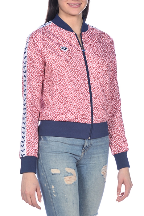 W RELAX IV TEAM JACKET DIAMONDS WHITE RED NAVY 4