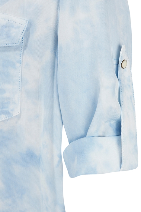 ALIZA TIE DYE DRESS SKY BLUE 5