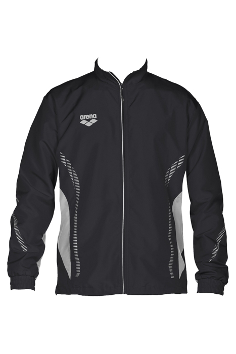 TL WARM UP JACKET BLACK GREY 1