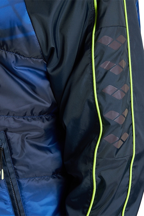 QUILTED BOMBER TEAM SPACE BLUE MULTI SPACE BLU 4