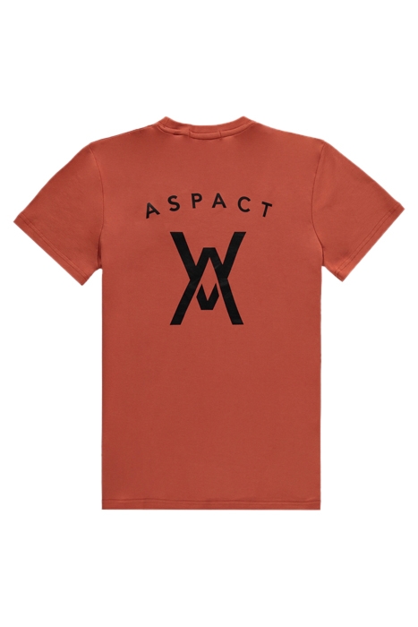 ASPACT BACK LOGO TEE MANGO 2