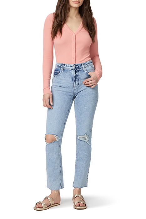 STELLA RAW INSEAM SLIT RAW HEM LOUELLA DESTRUCTED 3