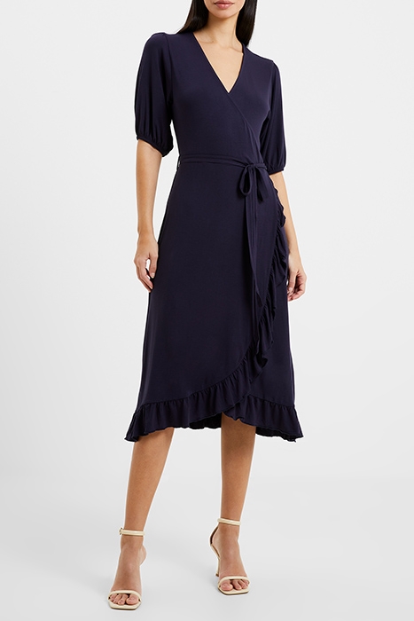 WRAP FRILL M DARK NAVY 1