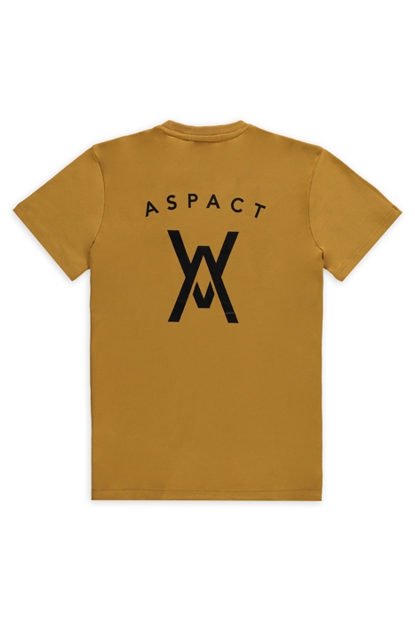 ASPACT BACK LOGO TEE HONEY 2