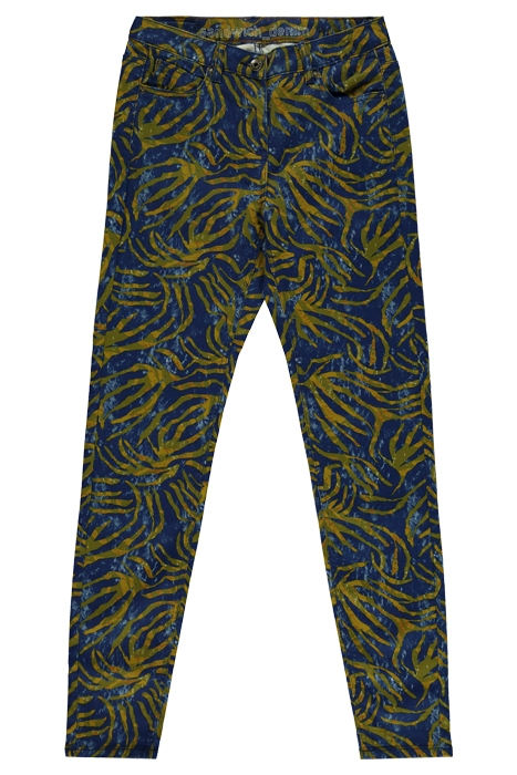 SKINNY PRINT JEANS AVOCADO 1