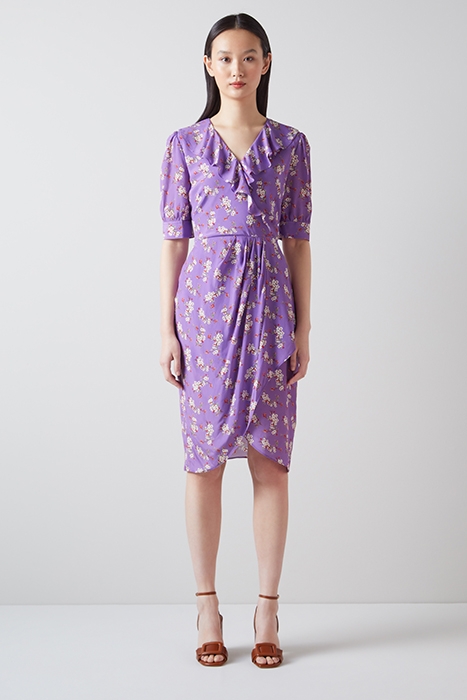 OPHELIA MIDI DRESS PURPLE 2
