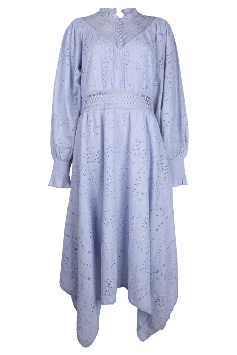 GEN BRODERIE DRESS GENTLE LAVENDER 1
