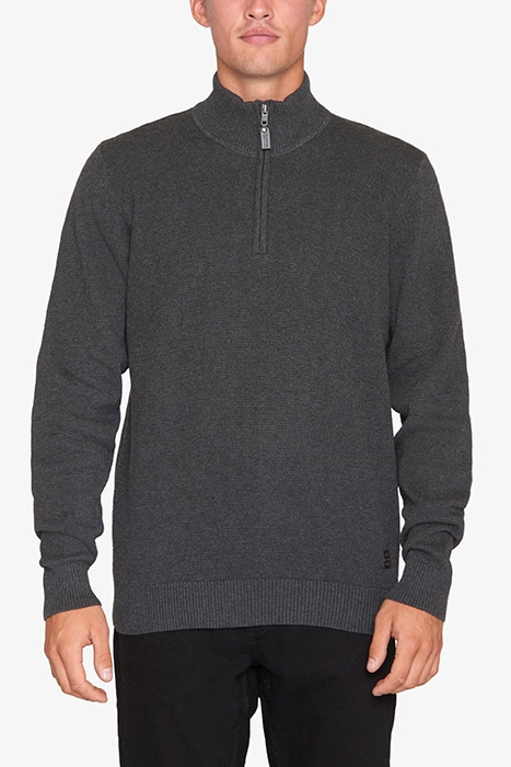 SISHAUN BF23 ZIP DARK GREY MELANGE 1