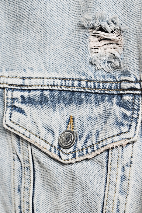 CONA CROPPED JACKET LIGHT INDIGO 5