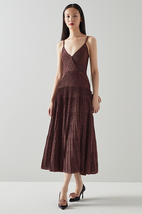 GATSBY MIDI DRESS PINK 1