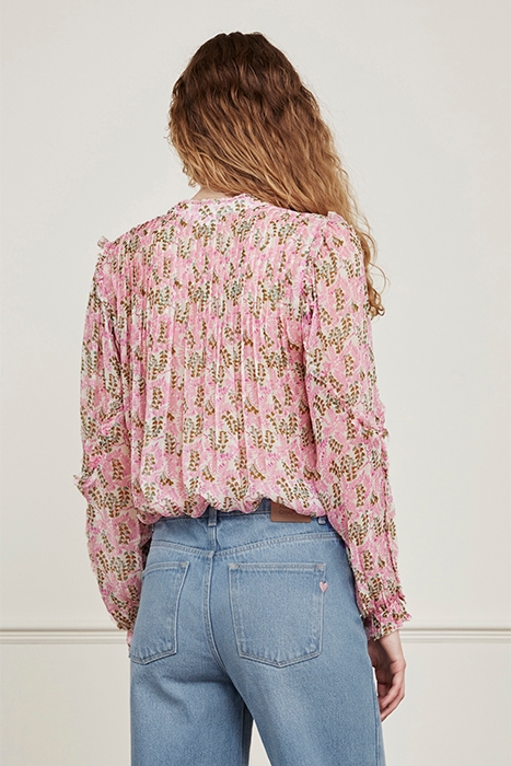 HANNI TOP WARM WHITE/PURPLE PR 2