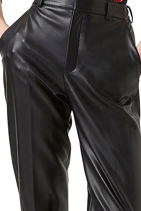 CROLENDA PU TAPERED SUIT TRSR BLACK 2