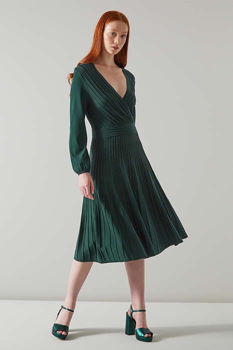 MERIDA MIDI DRESS GREEN 3