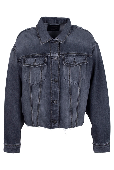 PIPER DIAMANTE JACKE WASHED BLACK 1