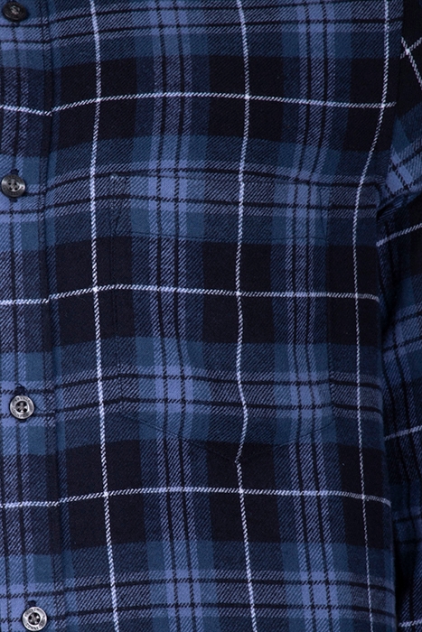 MULTI FLANNEL LS BLUE MULTI 3