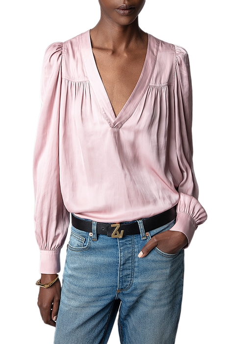 TELIA SATIN DEEP PARME 1