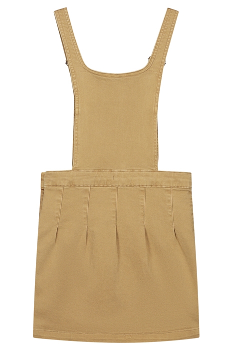 REINA DUNGAREE SKIRT CAMEL 4