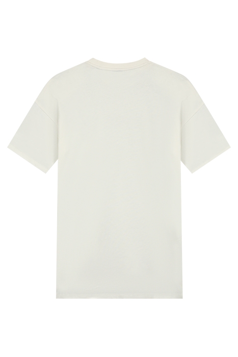 ROUND BADGE T-SHIRT OFF WHITE 2