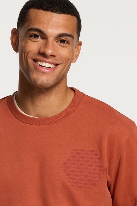 HAMMAM TILE SWEATER SIENA BROWN 5