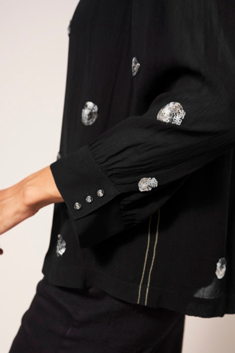 ELISA SEQUIN TOP BLACK 4