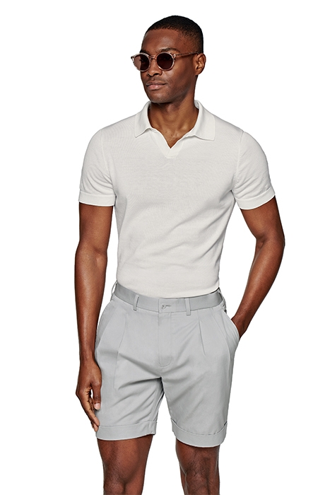 LIGHT GREY BOSA SHORTS LIGHT GREY 1