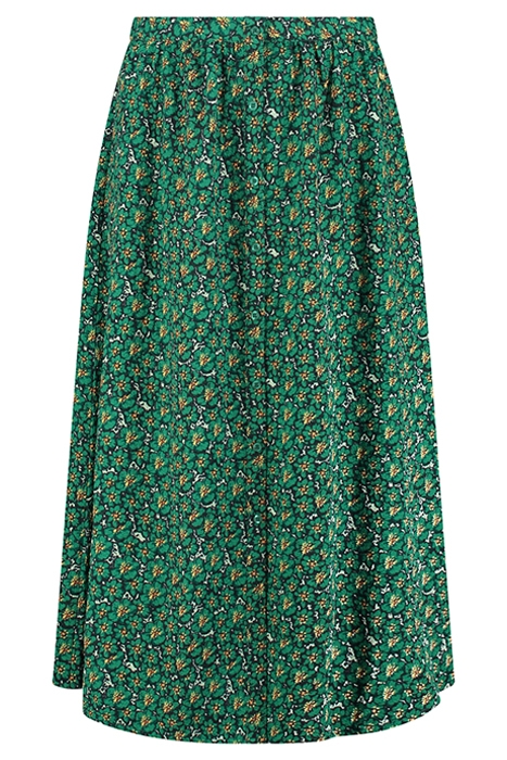 LADIES AREQUIPA SKIRT POPPY FLOWER RAIN GREEN FLOWER 6