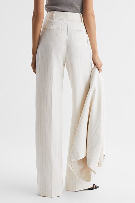 ARLETH WIDE-LEG & FLARED PANTS WHITE 2