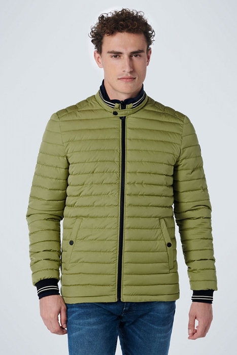 JACKET SHORT FIT PADDED LIGHT GREEN 1