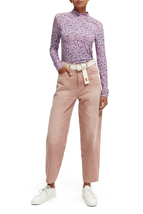 ALL-OVER PRINT SLIM-FIT LONG SLEEVE T-SHIRT ROSARIA PURPLE 4