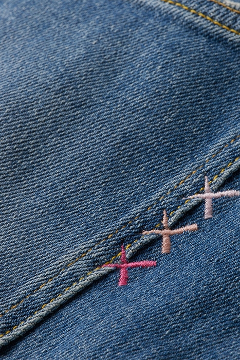 THE DROP REGULAR TAPERED JEANS — BLUE LINES 3